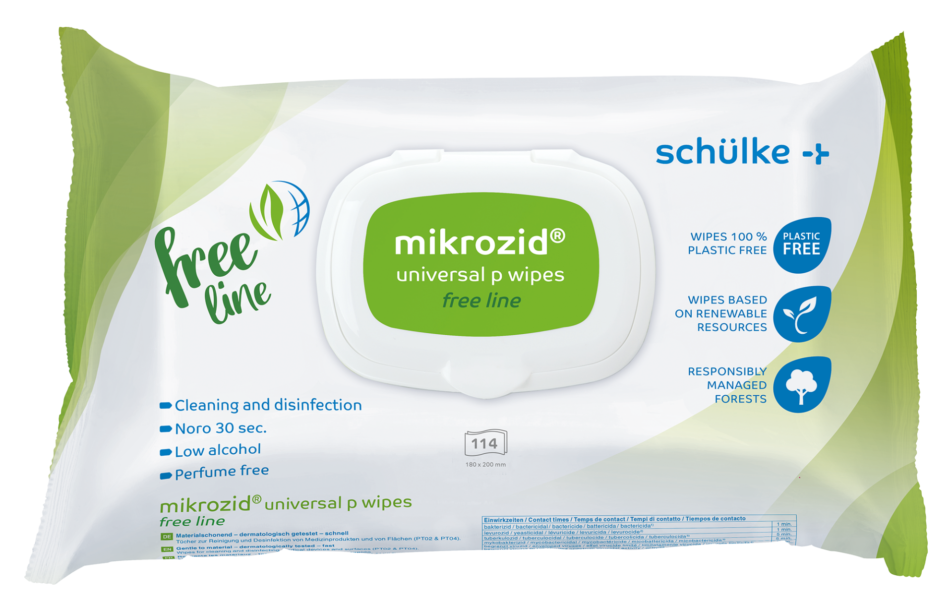 Mikrozid Desinfektionstücher universal p wipes